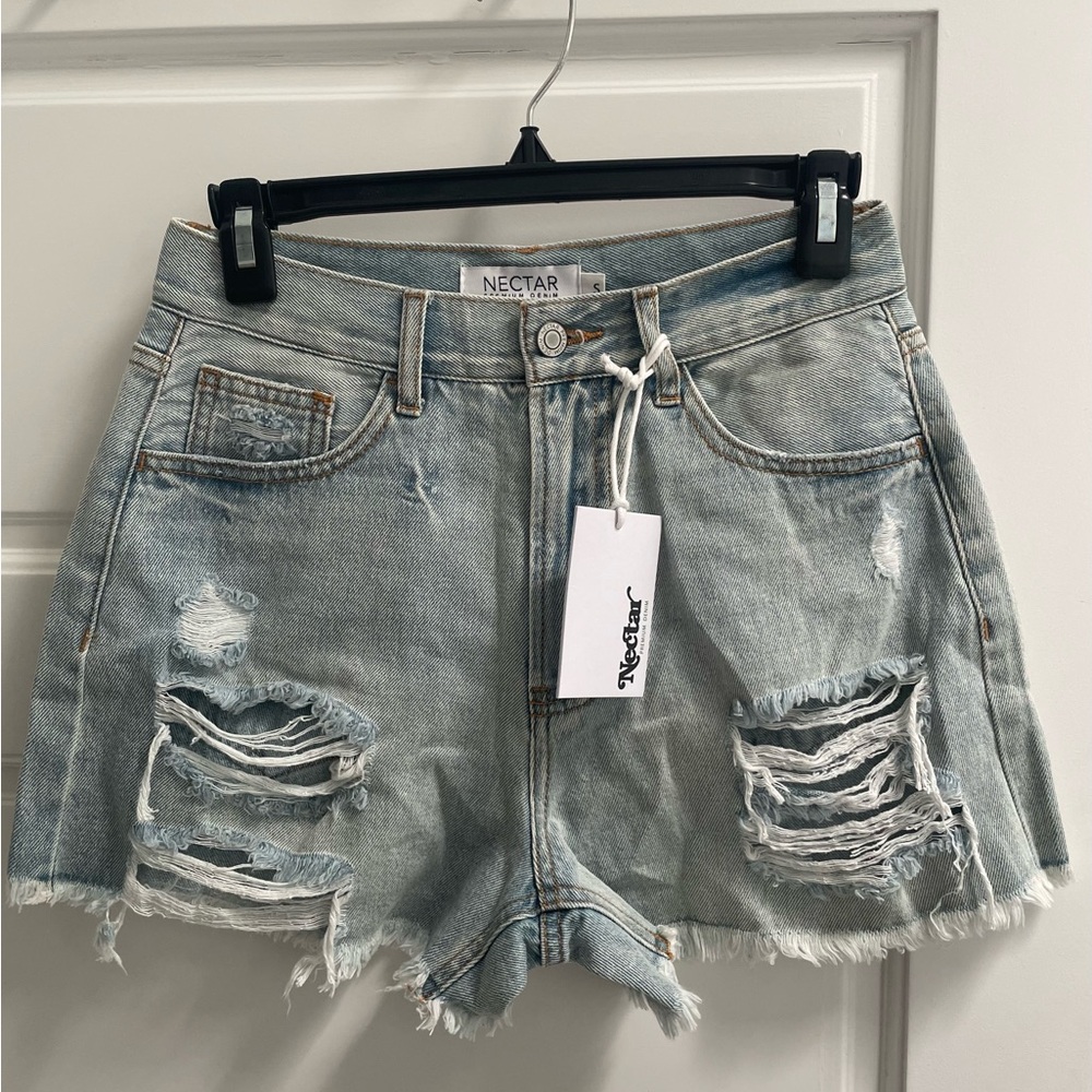 Nectar Distressed Denim Shorts